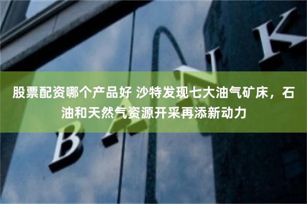 股票配资哪个产品好 沙特发现七大油气矿床，石油和天然气资源开采再添新动力