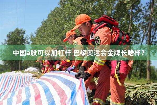 中国a股可以加杠杆 巴黎奥运会金牌长啥样？