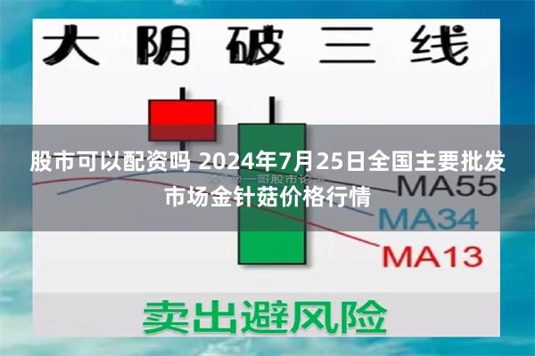 股市可以配资吗 2024年7月25日全国主要批发市场金针菇价格行情