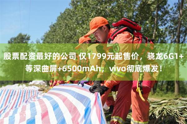 股票配资最好的公司 仅1799元起售价，骁龙6G1+等深曲屏+6500mAh，vivo彻底爆发！