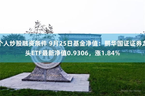 个人炒股融资条件 9月25日基金净值：鹏华国证证券龙头ETF最新净值0.9306，涨1.84%